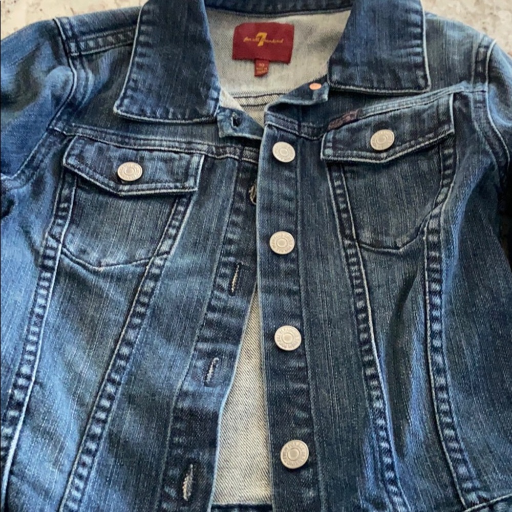 7 for all mankind girls jacket size 10